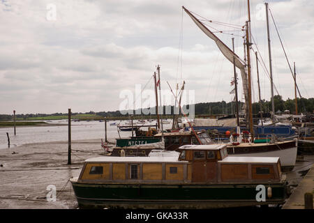 Woodbridge dans le Suffolk en Angleterre marina Banque D'Images