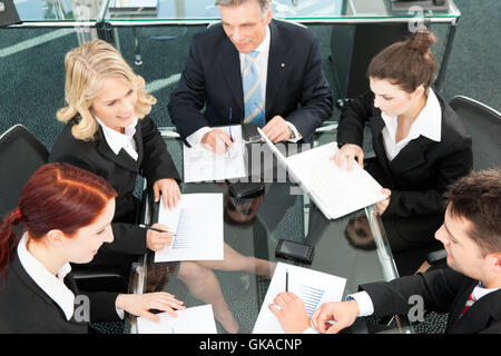 Office de Tourisme d'affaires s'occuper Banque D'Images