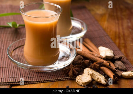 boire du thé tasse Banque D'Images
