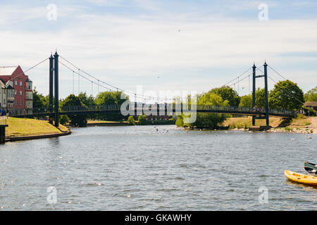 Cricklepit pont à l'Exeter Quay en Angleterre Banque D'Images