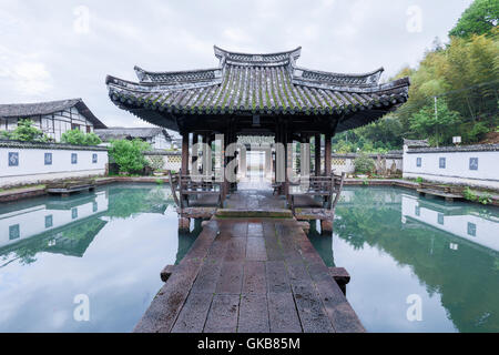 Yongjia County ville Rock, Wenzhou City, Zhejiang Province, Lishui Street Banque D'Images