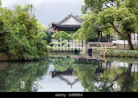 Yongjia County ville Rock, Wenzhou City, Zhejiang Province, Lishui Street Banque D'Images