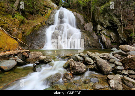 Moss Glen Falls, Granville, Vermont, Etats-Unis Banque D'Images