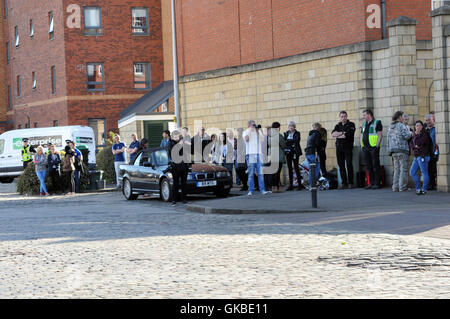 Trainspotting 2 tournage à Édimbourg comprend : Atmosphère Où : Ecosse, Royaume-Uni Quand : 15 mai 2016 Banque D'Images