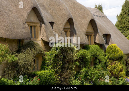 Cotswold cottage de chaume à Chipping Campden, Cotswolds, Gloucestershire, Royaume-Uni Banque D'Images