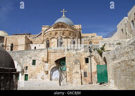 Saint sépulcre à Jérusalem. Israël Banque D'Images