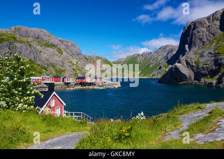 La Norvège belle bleue Banque D'Images