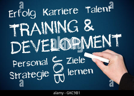 Développement et formation Banque D'Images