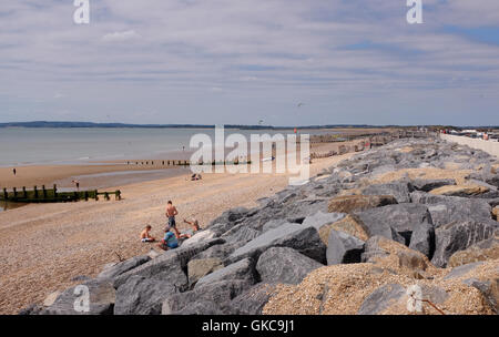 La plage de Camber Sands East Sussex UK Banque D'Images