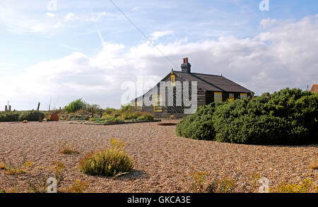 Vue sur Kent UK Dormeur - Prospect Cottage ancienne maison du cinéaste Derek Jarman Banque D'Images