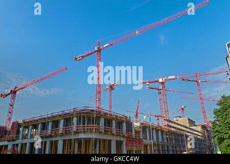 Site de construction à Berlin Banque D'Images