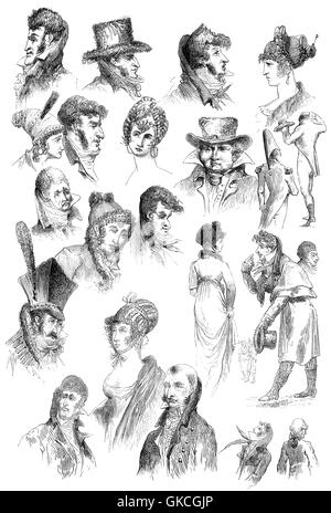 Caricatures de Nodet Thomas-Charles Banque D'Images