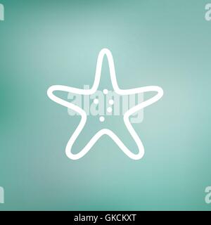 Les étoiles de l'icône de la ligne mince Illustration de Vecteur