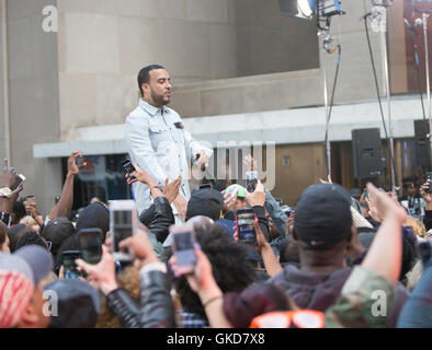 Habari effectue en répétition sur NBC's aujourd'hui du Rockefeller Plaza comprend : French Montana Où : New York, New York, United States Quand : 20 mai 2016 Banque D'Images