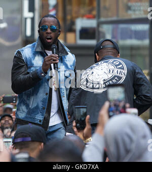 Habari effectue en répétition sur NBC's aujourd'hui du Rockefeller Plaza comprend : Sean Combs Puff Daddy, où : New York, New York, United States Quand : 20 mai 2016 Banque D'Images