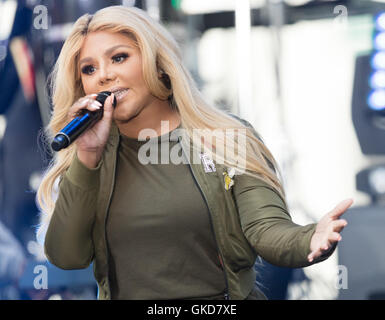 Habari effectue en répétition sur NBC's aujourd'hui du Rockefeller Plaza comprend : Lil Kim Où : New York, New York, United States Quand : 20 mai 2016 Banque D'Images