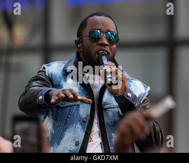 Habari effectue en répétition sur NBC's aujourd'hui du Rockefeller Plaza comprend : Sean Combs Puff Daddy, où : New York, New York, United States Quand : 20 mai 2016 Banque D'Images