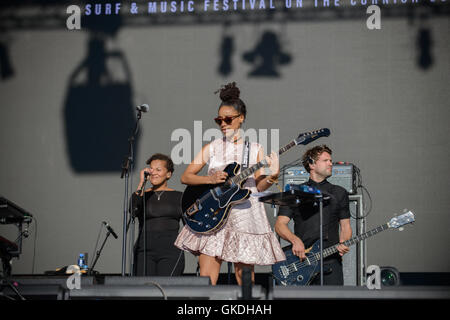 Lianne La Havas à Boardmasters 2016 Banque D'Images