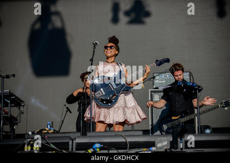 Lianne La Havas à Boardmasters 2016 Banque D'Images