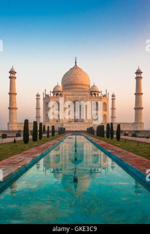 Taj Mahal, Agra, Inde Banque D'Images