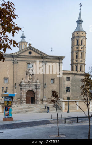 Église de San Juan de los Panetes, Zaragoza, Aragon, Espagne, Europe Banque D'Images