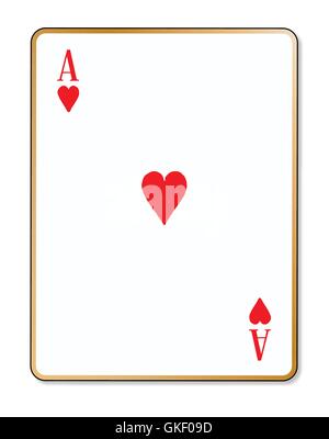 Coeurs de ACE Illustration de Vecteur