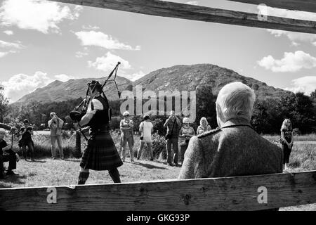 Collecte et Glenfinnan événement annuel historique des jeux Banque D'Images