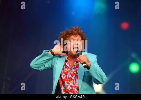 Henley-on-Thames, Royaume-Uni. 20 août, 2016. Retour rapide au sud 80s Music Festival. Leo Sayer est un grand crédit : Uwe Deffner/Alamy Live News Banque D'Images