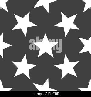 Star icône web design plat. Modèle gris transparent. Illustration de Vecteur