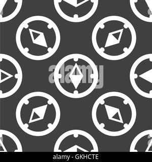 L'icône Web Compass design plat. Modèle gris transparent. Illustration de Vecteur