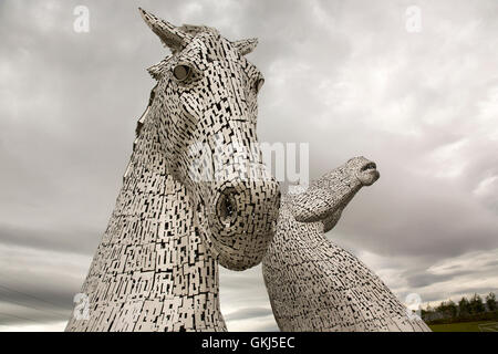 Les Kelpies à Falkirk, en Écosse Banque D'Images