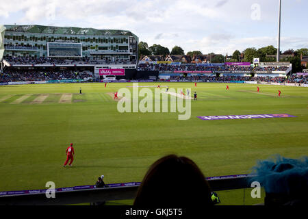 Headingley Cricket Ground, Leeds, Royaume-Uni, présentant le Pavillon Carnegie Banque D'Images