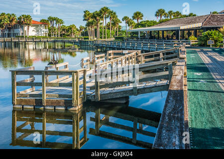 Le luxueux hôtel waterfront Golf Club à Ponte Vedra Inn & Club resort à Ponte Vedra Beach, Floride, USA. Banque D'Images