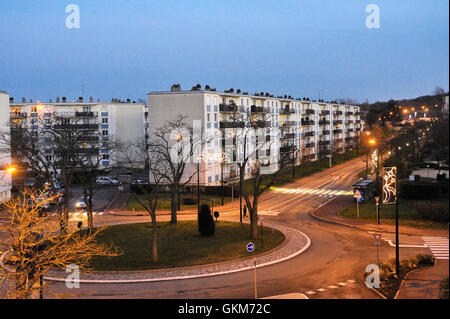 Centre Ville de Saint-Cyr, commune française située dans la région de Paris dans le département des Yvelines Banque D'Images