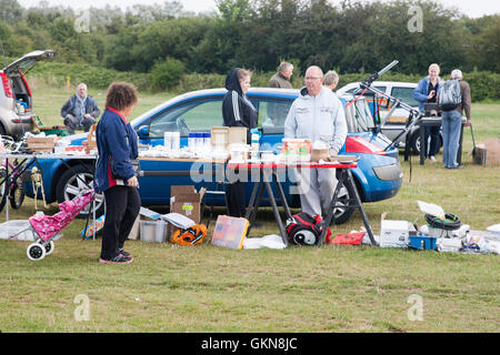 Boreham car boot sale UK Angleterre Essex Banque D'Images