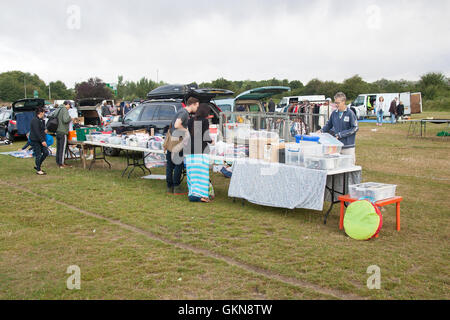 Boreham car boot sale UK Angleterre Essex Banque D'Images