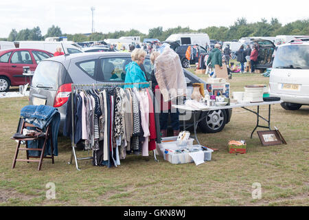 Boreham car boot sale UK Angleterre Essex Banque D'Images