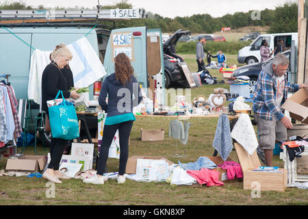 Boreham car boot sale UK Angleterre Essex Banque D'Images