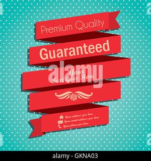 Illustration du texte de rubans vintage vintage illustrations v Illustration de Vecteur