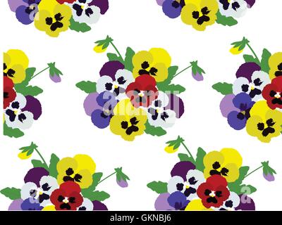 Illustration vecteur de pensées floral background Illustration de Vecteur