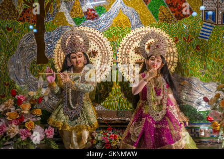 Radha Krishna des idoles, de l'Inde. Banque D'Images