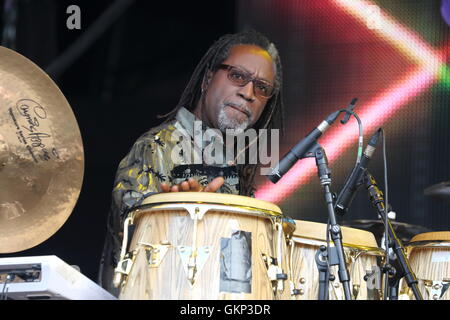 Festival de rembobinage, Henley-on-Thames, Oxfordshire, UK. La Earth, Wind & Fire feat l'expérience. Le Al Mckay All Stars. La musique à son meilleur © Uwe Deffner/Alamy Live News Crédit : Uwe Deffner/Alamy Live News Banque D'Images