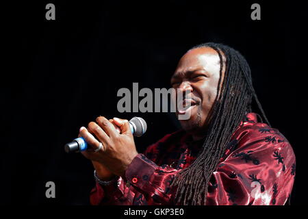 Festival de rembobinage, Henley-on-Thames, Oxfordshire, UK. La Earth, Wind & Fire feat l'expérience. Le Al Mckay All Stars. La musique à son meilleur © Uwe Deffner/Alamy Live News Crédit : Uwe Deffner/Alamy Live News Banque D'Images