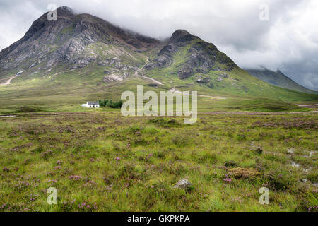 Buachaille Etive un croft à Mor près de Glencoe dans les Highlands écossais Banque D'Images