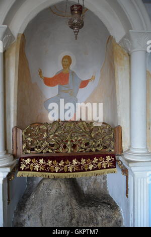 Monastère de la tentation, Jéricho, Palestine Banque D'Images