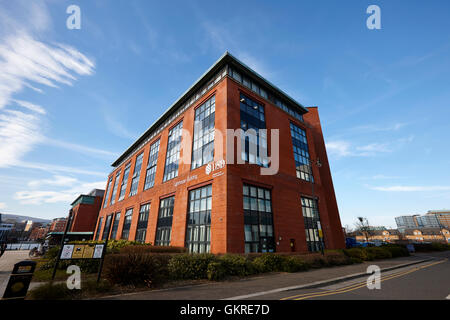 Le bâtiment phare dans le belfast gasworks site actuellement occupé par le ministère du Développement social Ministère des maintenant Banque D'Images