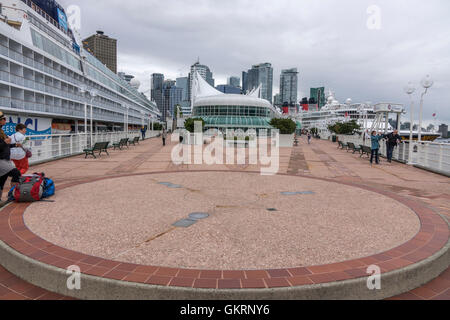 Terminal de croisière Canada Place au port de Vancouver Canada Banque D'Images