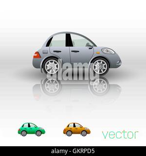 Icône de voiture isolée. Vector illustration. Illustration de Vecteur