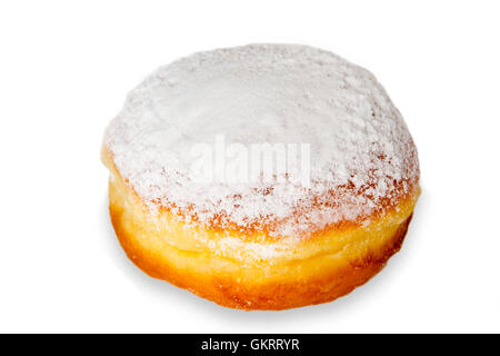 Donut isolé sur fond blanc Banque D'Images