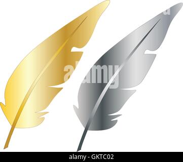 Plume Illustration de Vecteur